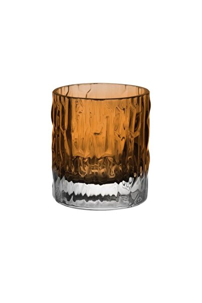 Paşabahçe Kabuk Tealight Mumluk 7 cm Amber, Şık Dekoratif