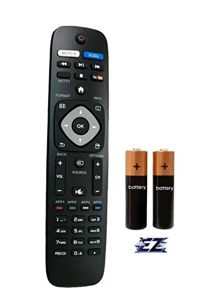 ELTRAZONE Replacement Remote Control for Philips Smart TV – Compatible with U...