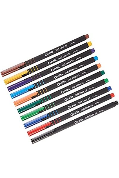 Yıldızan متجر msa Caretta C-S-55-10Pvc Soft Liner 55 Fineliner Kalem 0, 4 مم،...