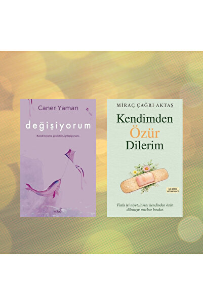 İndigo Kitap 2 Kitap / Değişiyorum - Kendimden Özür Dilerim