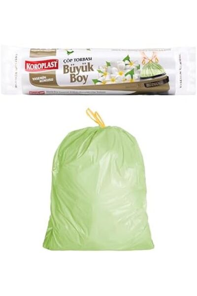 Yıldızan Zg Store Jasmine Scented Large Drawstring Garbage Bags 10-Pack 65X67...