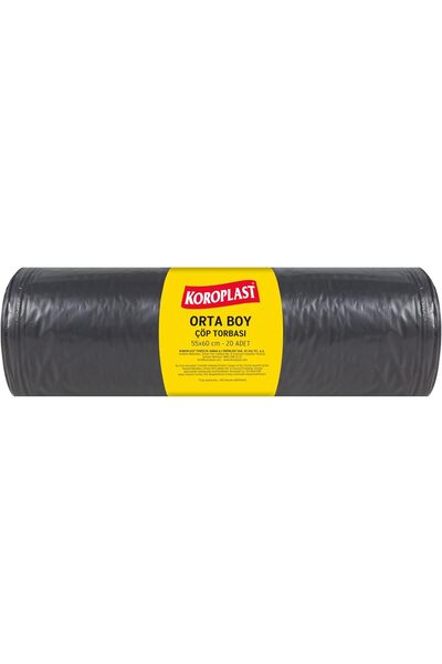 Yıldızan Zg Store Medium-Sized Garbage Bags 20 Pieces 55X60 Cm, Leak-Proof & ...