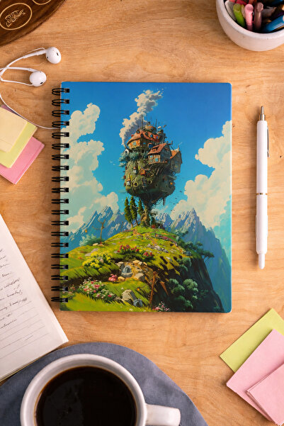 Anime Marketi A5 Studio Ghibli Temalı Spiralli Defter – Çizgili | 100 Yaprak ...