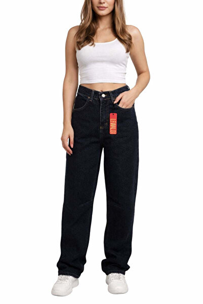 MODEN Women's High-Waisted Baggy Jeans 483-isR3