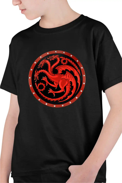 OEM Tricou Copii Baieti Game of Thrones Targaryen Sigil