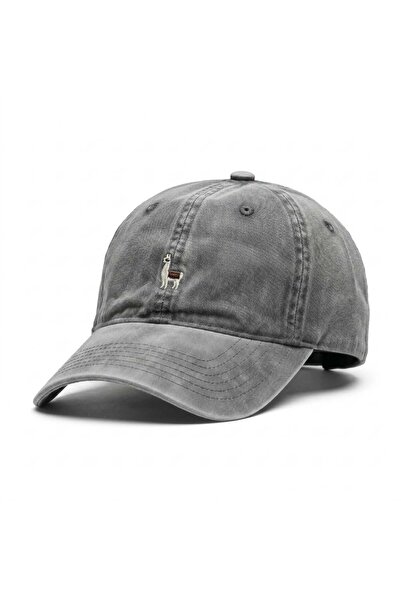 Aware Time Unisex Özle Washed Denim Cap Hat