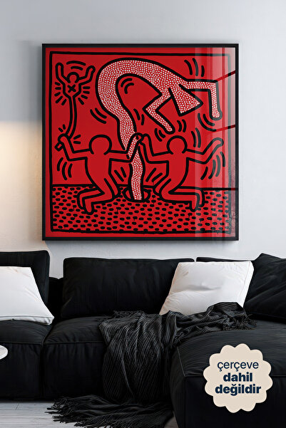 Persona Istanbul Keith Haring "Untitled, 1983" - Pop Art Posteri (Çerçevesiz)