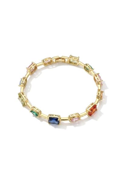 h&b design jewel Steel Color Baguette Stone Bracelet