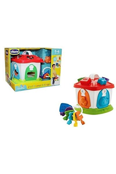 Chicco 2 σε 1 Εξοχικό Σπίτι με Ζώα και Κλειδιά (09610-00)