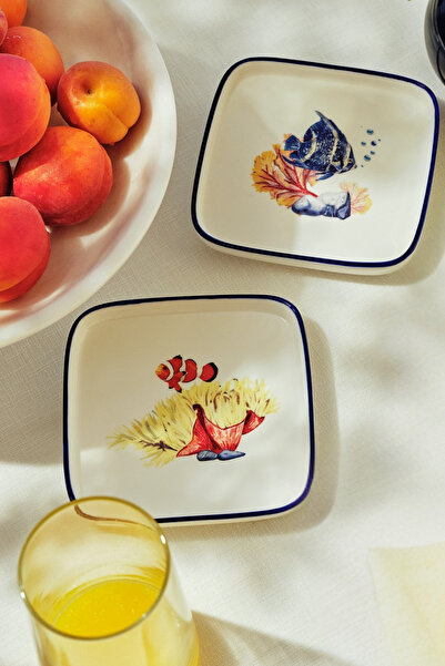 Paşabahçe Submarine Porcelain Mini Serving Plate No: 4, Stylish Serving Tray