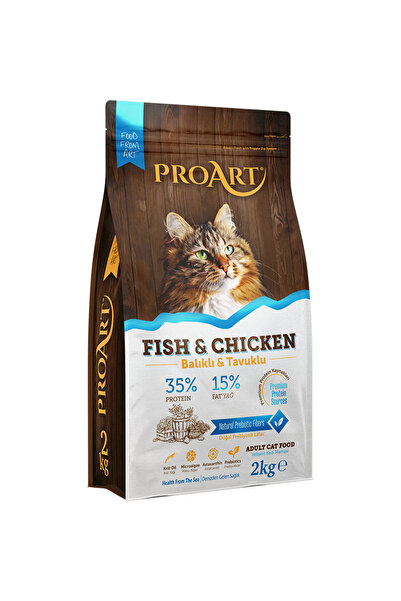 ProArt Dry Food with Fish & Chicken for All Breed Adult Cats