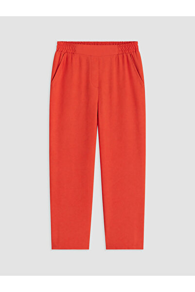 LC Waikiki Rmz Gi̇yi̇m Farkiyla Waist Drawstring Carrot Planting Women's Pants