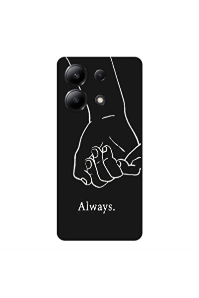 Other Xiaomi Redmi Note 13 4G Always Black Colored Silicone TPU Θήκη