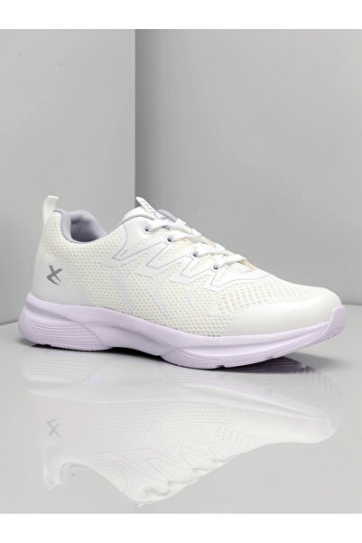 Wand Beyaz Nefes Alabilen Kumaş Faylon Taban Bağcıklı Sneaker