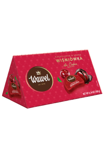 Wawel Bomboane de ciocolată cadou cu cireșe 180g