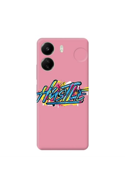 Other Xiaomi Redmi 13C No pain Pink Colored Silicone TPU Θήκη