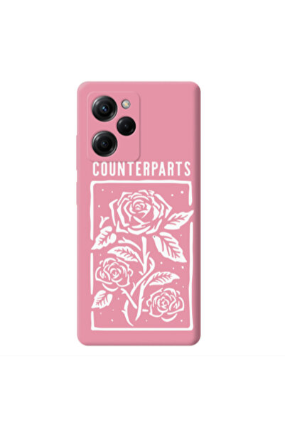 Other Xiaomi Poco X5 Pro Counterparts Pink Colored Silicone TPU Θήκη