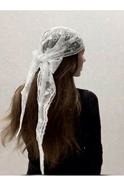 Çiçek geometrik bandana & şal