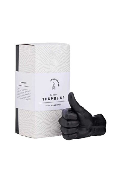 CANDLEHAND Lumânare decorativă Thumbs Up, CandleHand, neagră