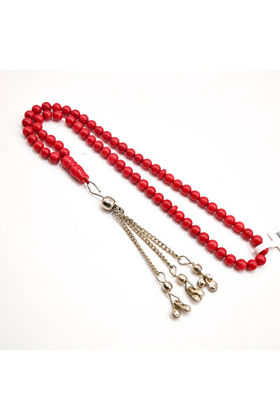 Generic Red Coral Style Bead Strand 66 Beads 5.5mm Decorative Red Beads 16g w...