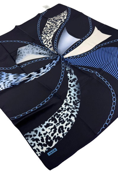 Aker Sura Silk Patterned Scarf 8893701