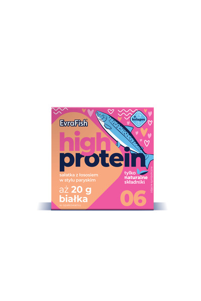 Evrafish Salata conservata cu somon, EVRAFISH, 20g proteina, 160g