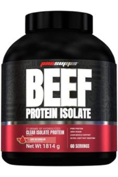 ProSupps Beef Protein Isolate Powder – Watermelon Flavor, 4lb, High Protein S...