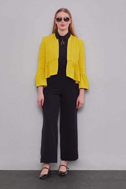 Levidor Black Elastic Waist Trousers