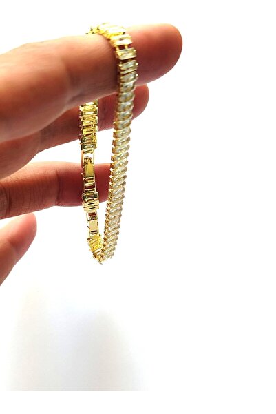 Umrece Su Yolu Bileklik 14k Altın Kaplama (17+3 cm)