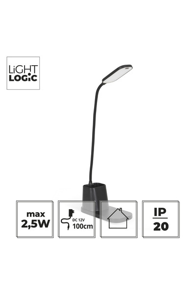 LightLogic Lampă de birou LED NERIC, USB-C, intensitate reglabilă