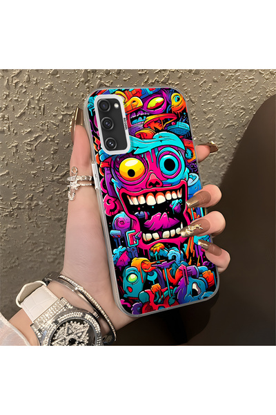 Hontinga Samsung Galaxy S20 Fe Compatible Silicone Edge Hard Back Case Couple...