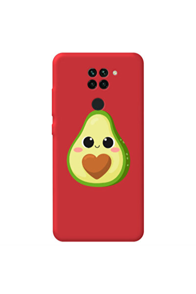 Other Xiaomi Redmi Note 9 Baby avocado Red Colored Silicone TPU Θήκη