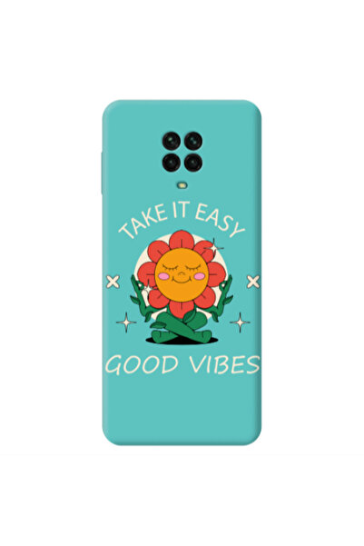 Other Xiaomi Redmi Note 9 Pro Take It Easy Turquoise Colored Silicone TPU Θήκη