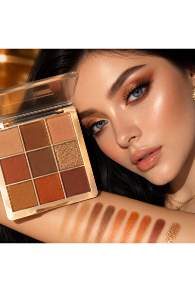 real beauty Eyeshadow from Diamond Beauty Eyeshadow Palette with strong color...