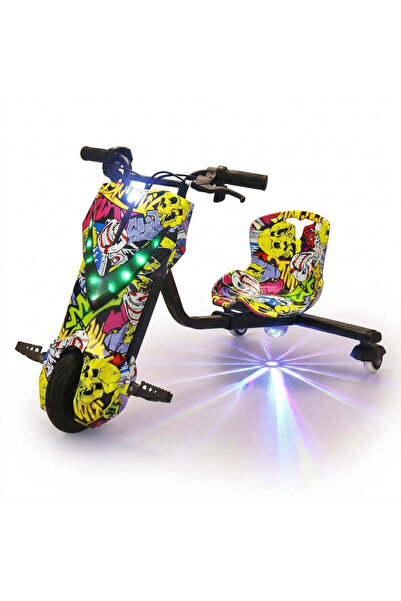 OEM Tricicletă electrică de drift pentru copii, Graffiti, Baterie 36V – 4.4 A...