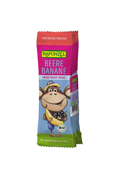 Rapunzel Baton cu ovaz fructe de padure si banane pentru copii 3 ani 4x23g,