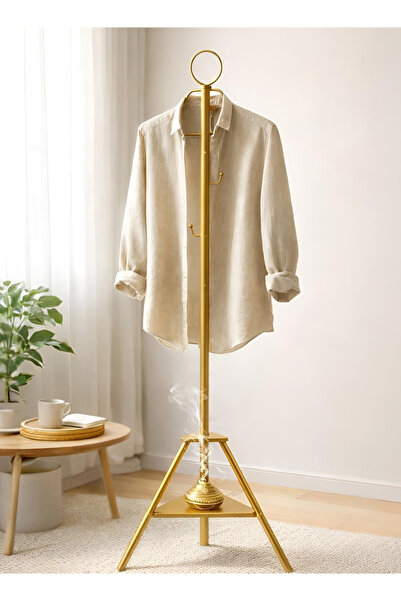 Cady One 175cm Height Clothes Steamer, Tripod Stand Garment Rack with Hooks P...