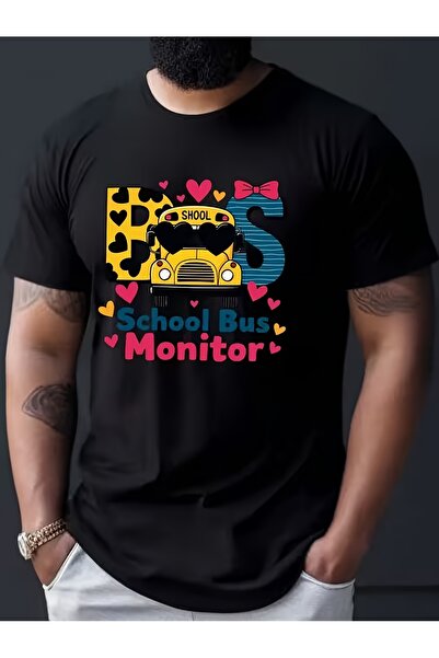 12 Teknoloji The School Heart Print Men'S Short-Sleeve T-Shirt, with Campus B...