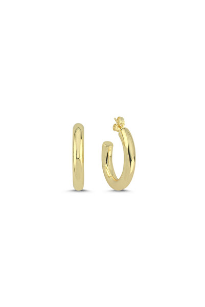 Merano Design Half Gold Küpe