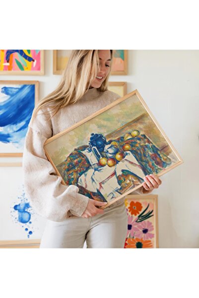 Pegziz Pictură cu natură moartă în ghivece albastre de Paul Cézanne | Decor d...