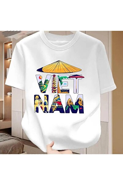 12 Teknoloji Fashion Y2K Vibrant Pattern Men's Short Sleeve T-Shirt - Vietnam...