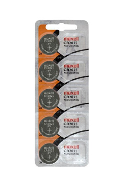 Maxell Μπαταρίες ρολογιού λιθίου CR 2025 3V 5 τεμάχια