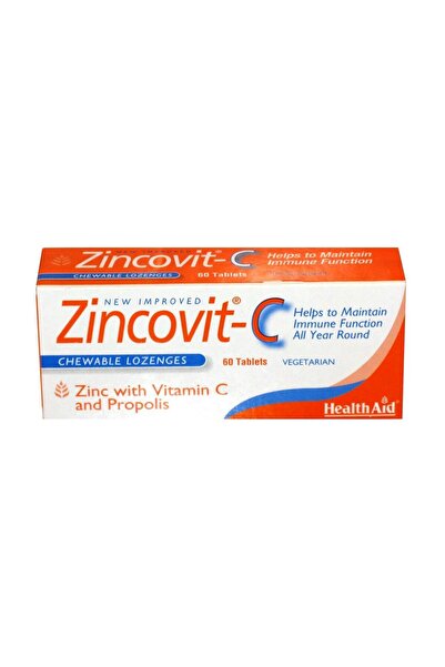 Health Aid Zincovit C Συμπλήρωμα Διατροφής με Ψευδάργυρο, Βιταμίνη C &amp; Πρ...