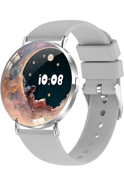 TCH LX1 Moon Bluetooth Calling Smartwatch with Dual Bands (Premium Steel & Sp...