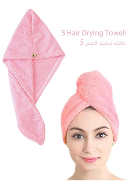 TAPIT 5 PCS Microfiber Hair Towel, Hair Wraps for Women Wet Hair, Fast Drying...
