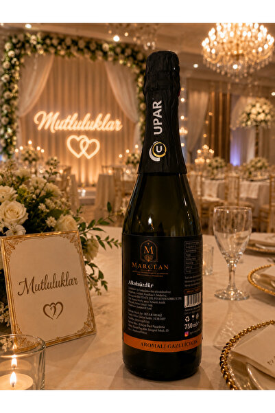 Marcean MARCÉAN Alkolsüz Patlatmalık Şampanya 750 ml – Aromalı Gazlı İçecek