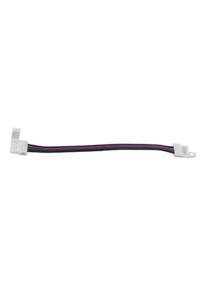 trandafi led Conector pentru bandă LED de 12V, 10mm, cu conductor RGB.