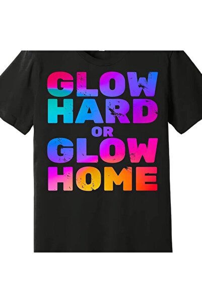 BASEPULSE تي شيرت رجالي مضحك بتصميم جرافيك من Hard or Glow Home - تصميم مستوح...
