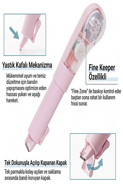 Artlantis Şerit Daksil Beyaz 5mmx5 Metre 1 Adet P-4468 Fixpoint Şerit Düzelti...