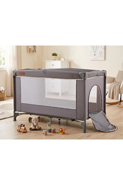 Heyner Duux 60x120 Bebek Oyun Parkı Park Yatak Park Beşik Oyun Parkı Alezli Y...